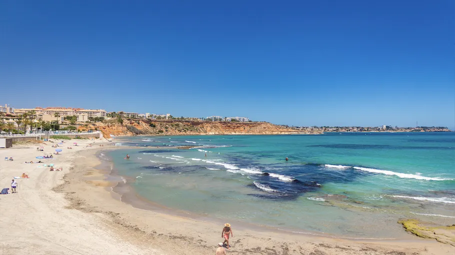 Plage à Orihuela Costa